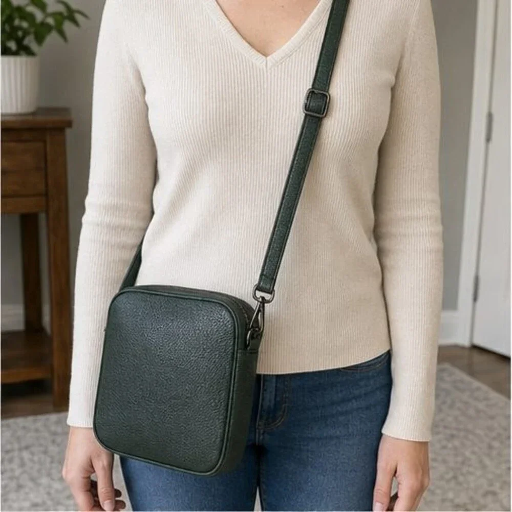 Sand Pebbled Crossbody Bag